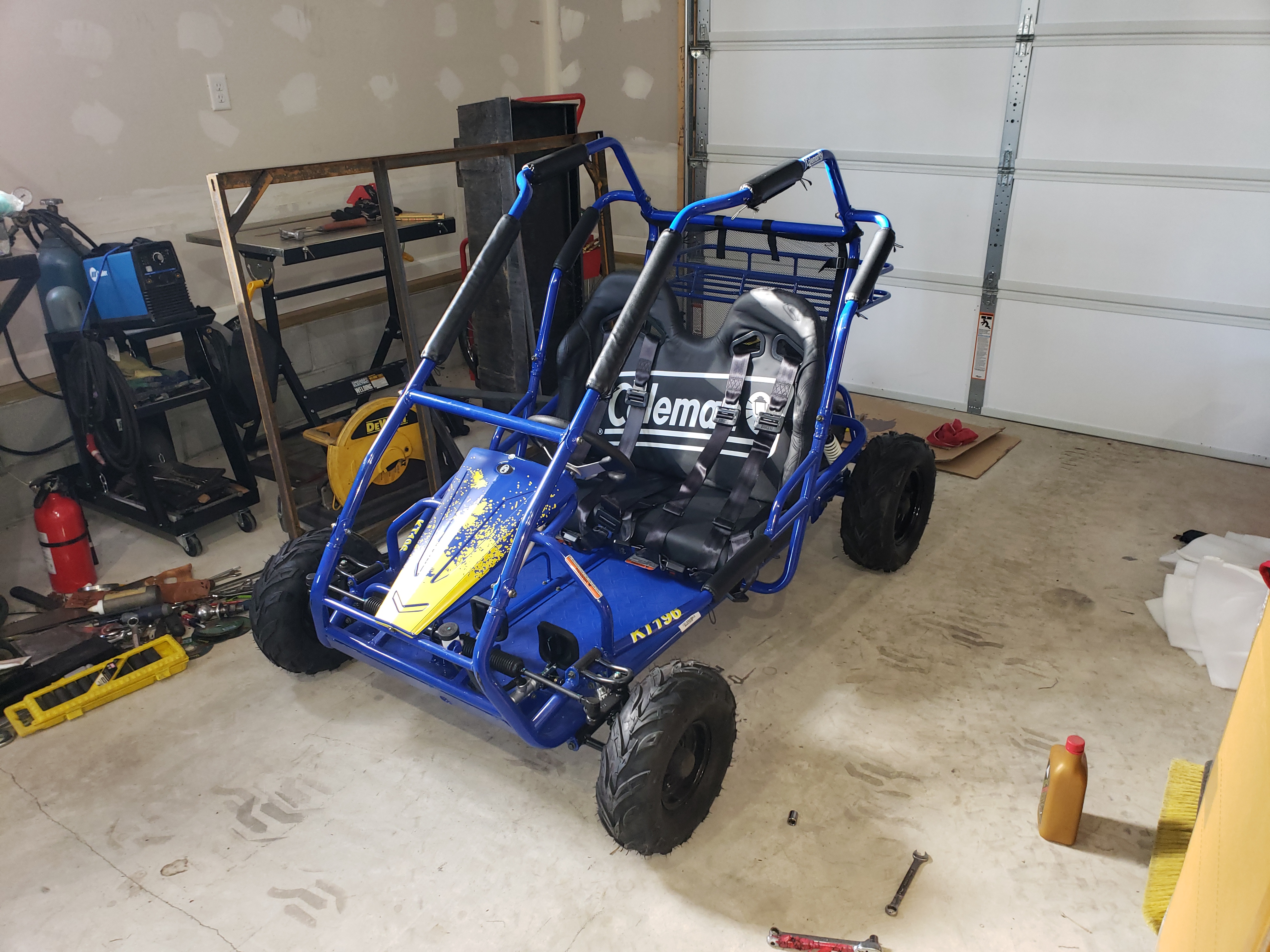 【Sports&Outdoors】Coleman Powersports Off Road Go Kart, Gas Powered, 196cc/6.5hp