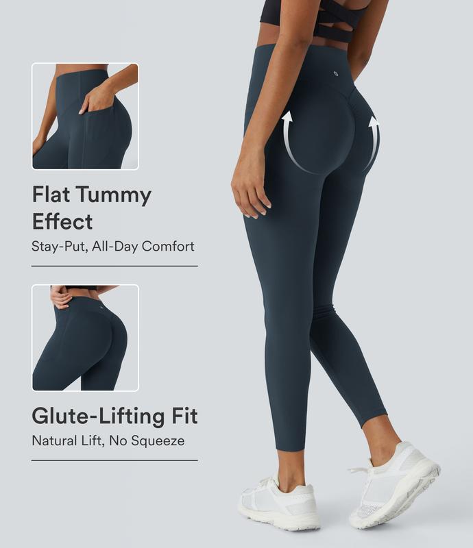 Halara UltraSculpt High Waisted Scrunch Butt Lifting Tummy Control Pocket Shaping Training Leggings  #TikTokShopHolidayHaul