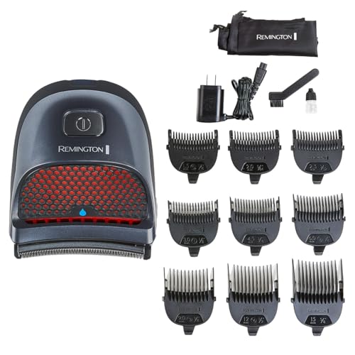 2026 Remington Shortcut Pro Self-Haircut Kit  Waterproof Cordless Electric Razor for Head  Beard and Body with Curved Blade and 5-minute Quick Charge