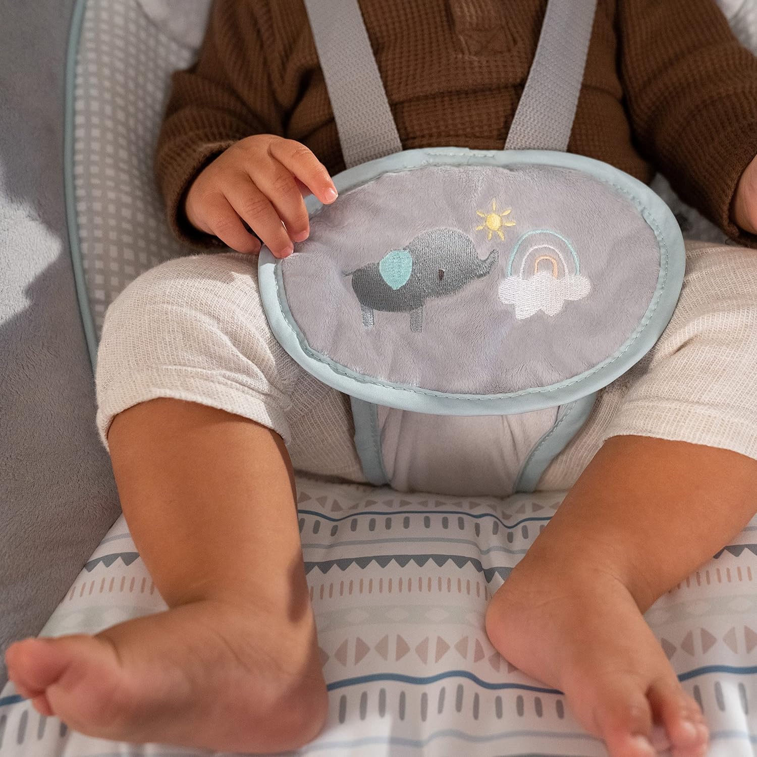 INGENUITY Inlighten 5-Speed Baby Swing with Swivel Seat