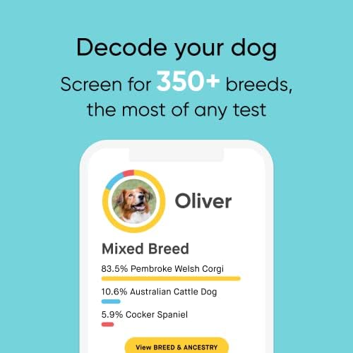Embark Veterinary Accurate Dog DNA Test: Identify 350+ Breeds