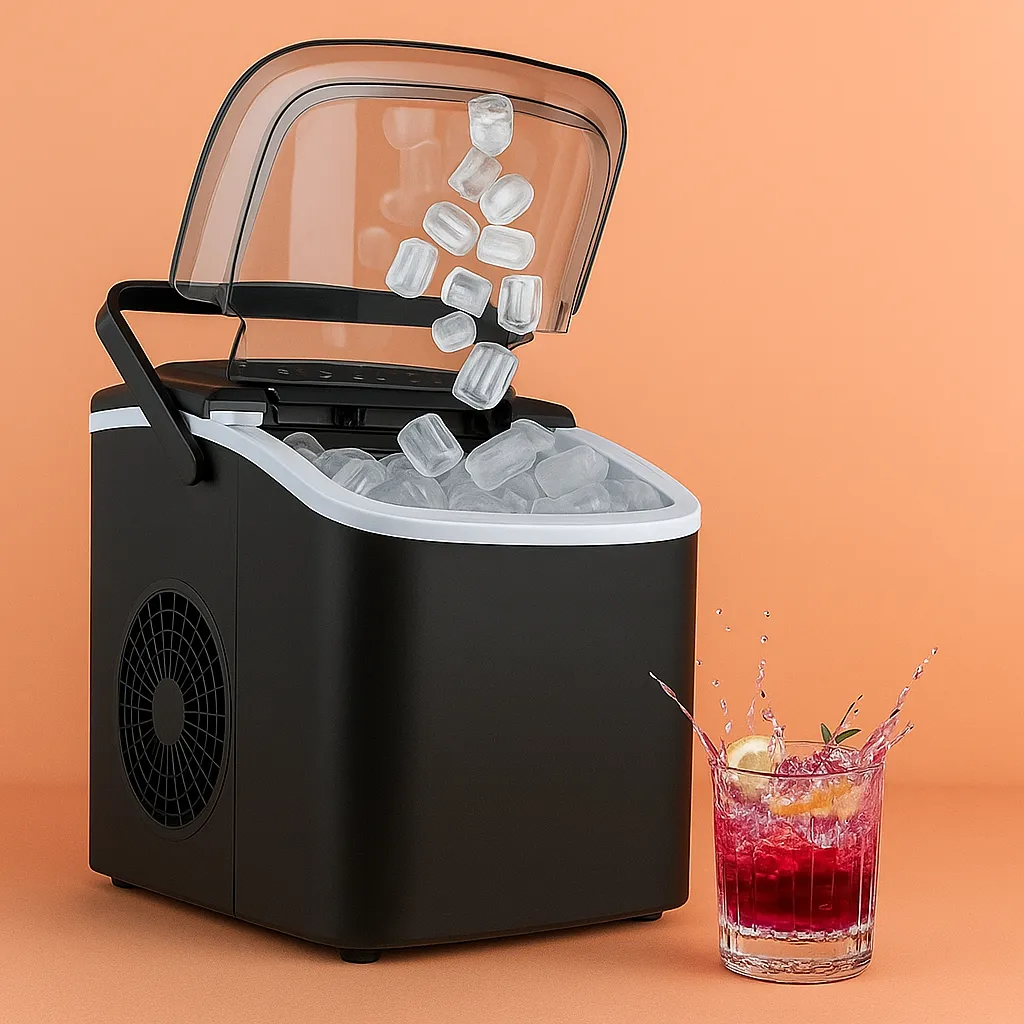 🔥 Hicon Countertop Ice Maker Machine With Handle And Scoop