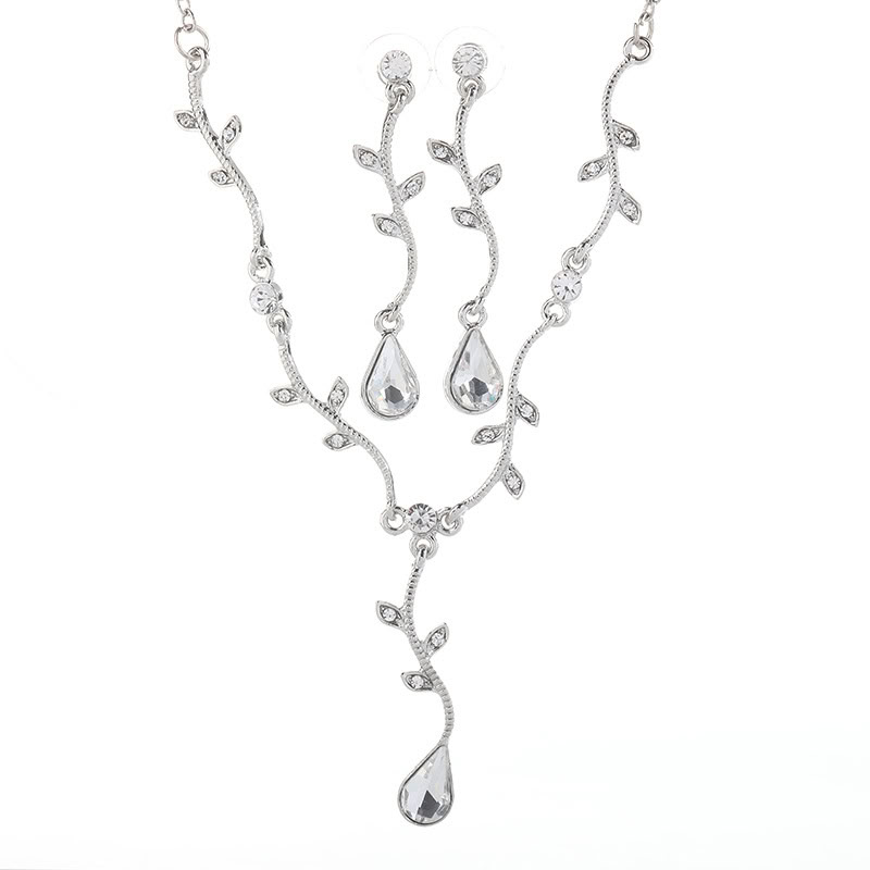 Set Gioielli Branch Crystal