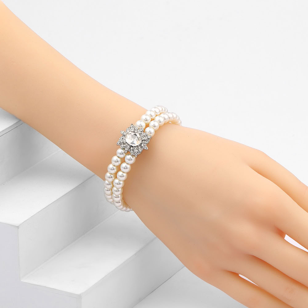 Bracciale Elegante a Fiocco di Neve