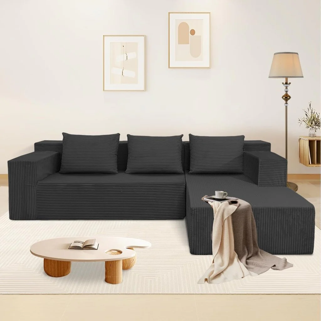 60 inch pull out sofa bed, memory foam sofa with 2 pillows, futon bed, guest bed and pull out sofa,