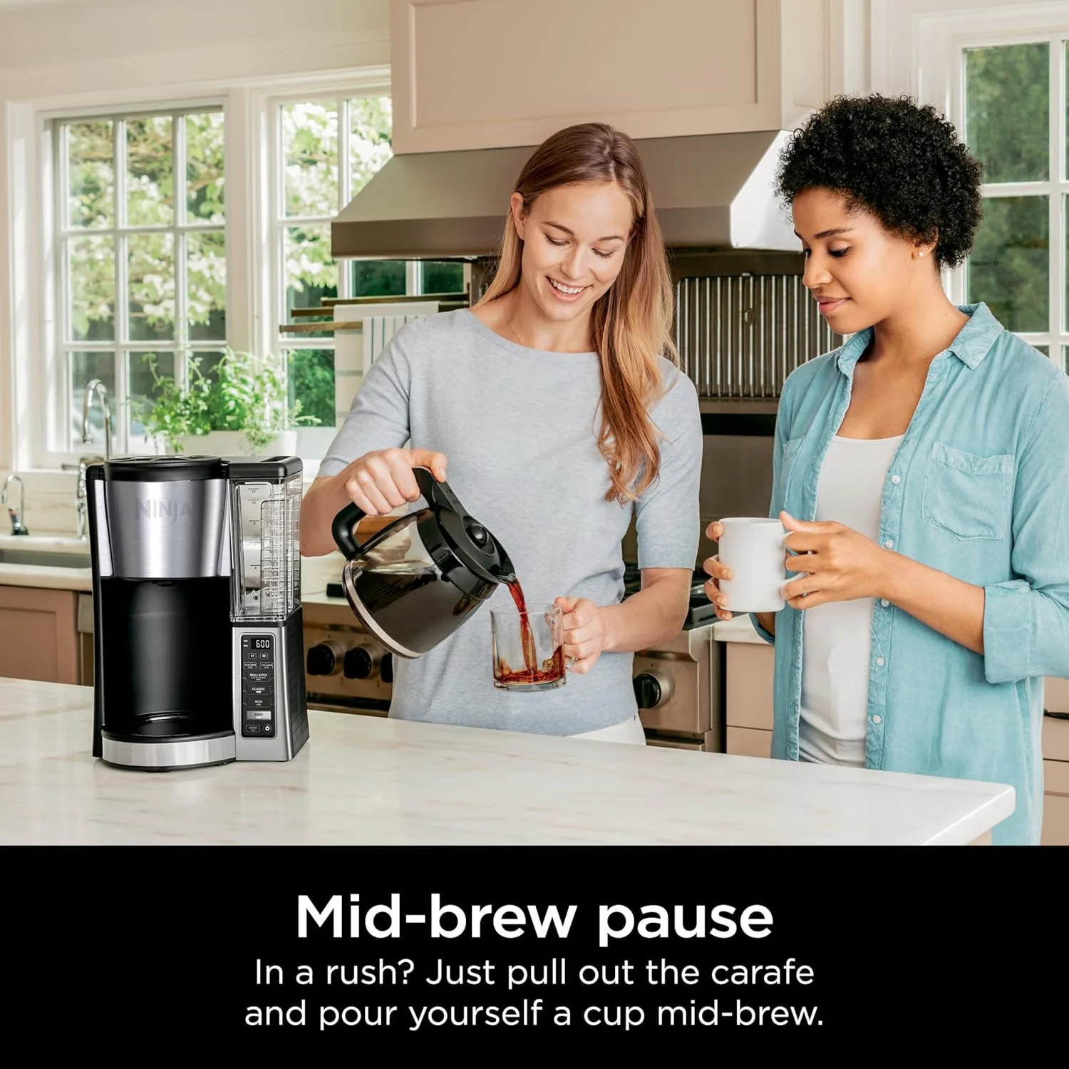 Ninja Programmable Coffee Brewer with 2 Brew Styles, Adjustable Warm Plate and Delay Brew